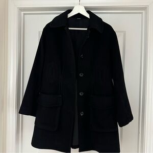 Stefanel Elegant Black Coat